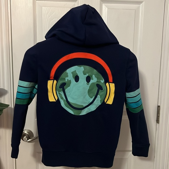 Gap kids navy blue zip up hoodie size M - Picture 3 of 9